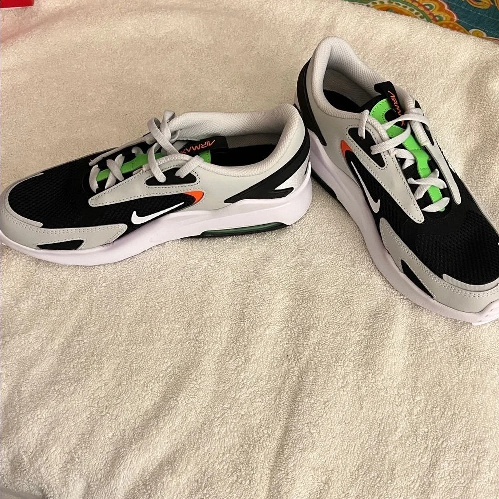 Nike Black, White, and Orange Sneakers